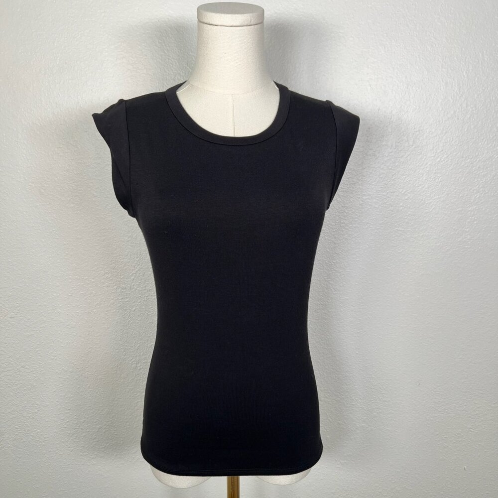 Wasabi + Mint Basic Black Tee - Size S - image 1